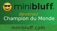 Cindy joue au Minibluff